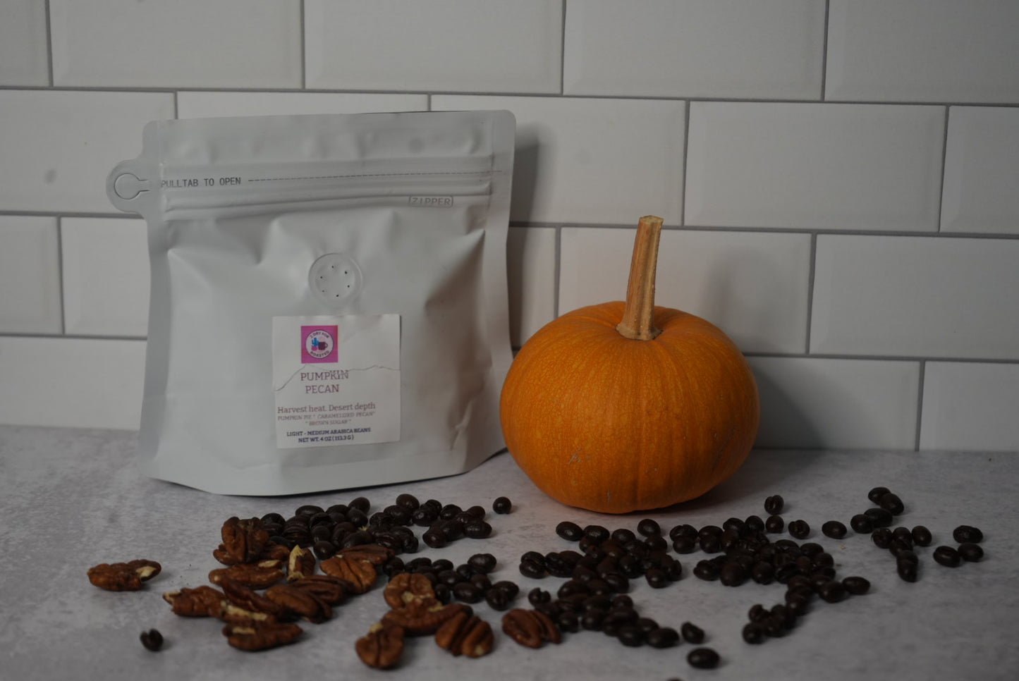 Campfire Conspiracy Toasted pecan, pumpkin spice, and a whisper of desert mischief