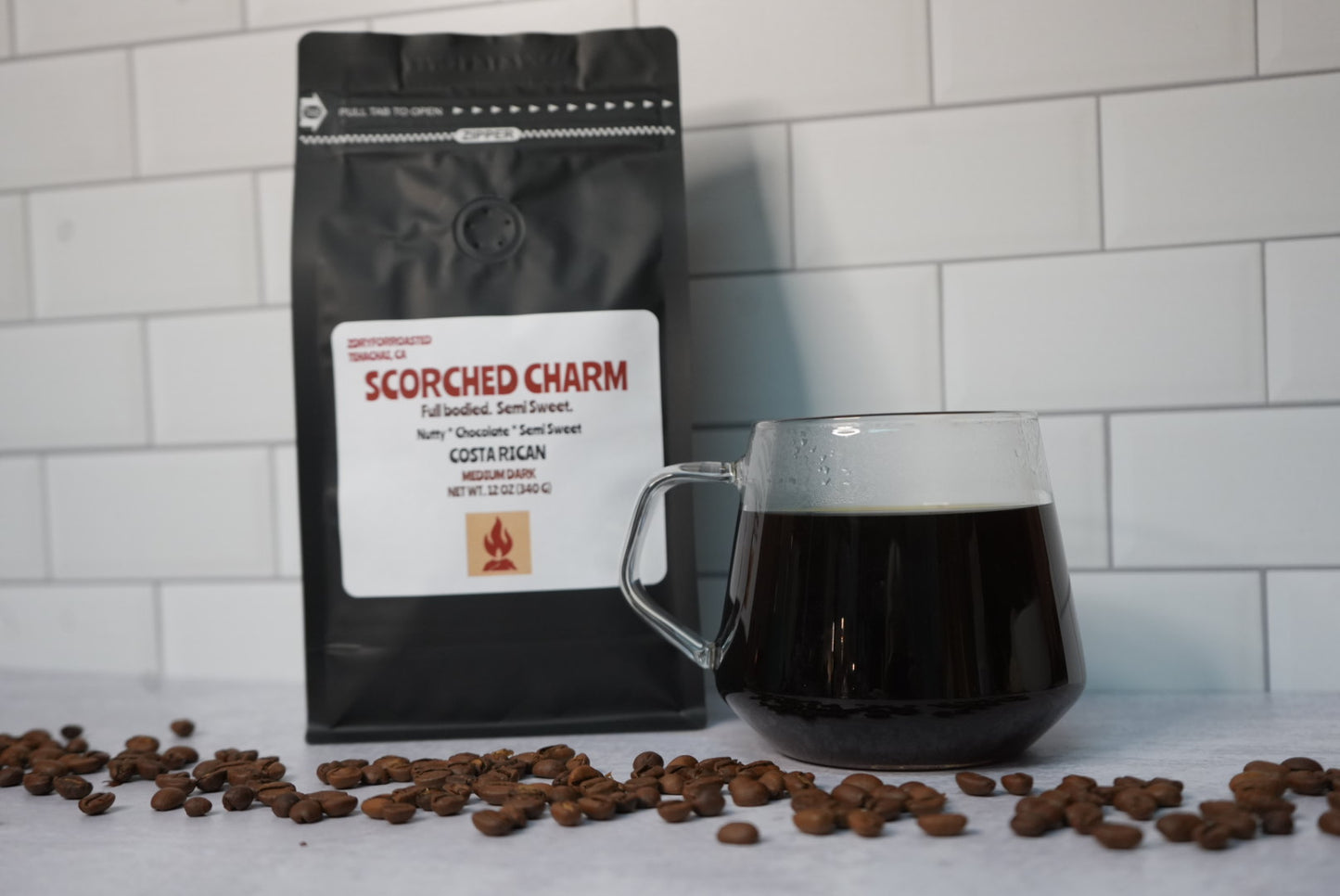 Scorched Charm Costa Rican Whole Bean Roasted Coffee