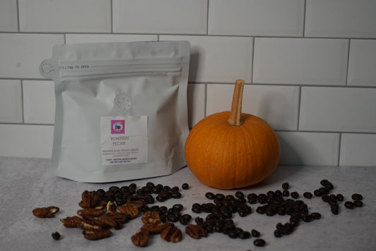 Campfire Conspiracy Toasted pecan, pumpkin spice, and a whisper of desert mischief